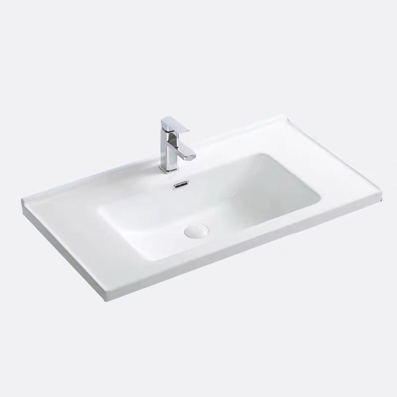陶器一体型洗面器、独立型洗面台、浴室カウンター天板、トイレ半埋め込み式洗面器、洗面台、シンク|undefined