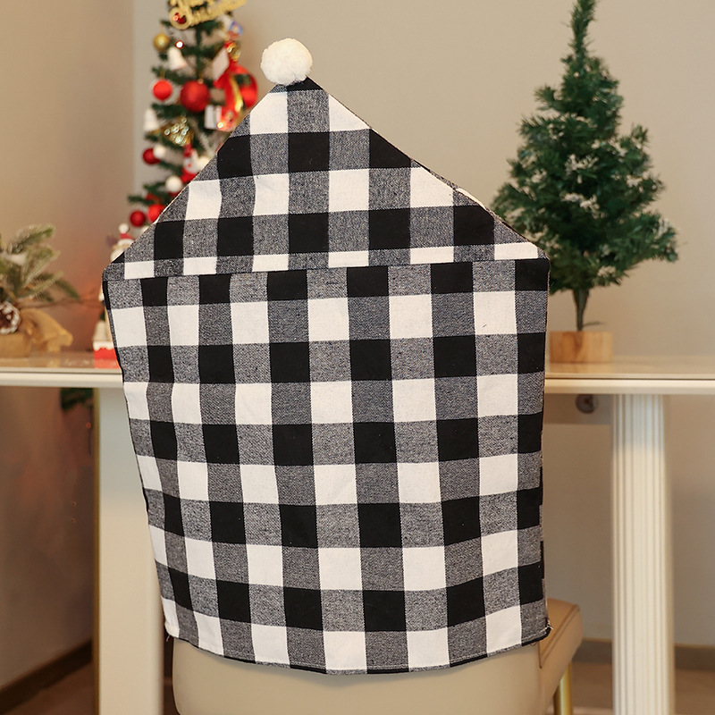 Cross -border new Christmas decorative supplies black and white…