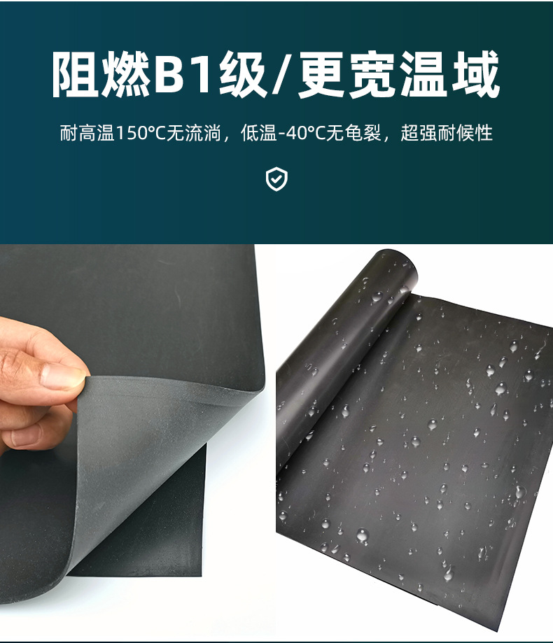 Manufacturer Wholesale Pvc Soundproofing Cotton Damping Pads Rubber Shock-Absorbing Pads Adhesive-Backed Anti-Vibration Mechanical Sound-Absorbing Panels Special Materials