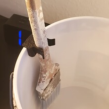 跨境新品3D打印三合一收纳架画笔刷架颜料桶壁挂架防滑收纳工具