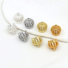 18K��ɫ��ʯ�U�ջʹڻ������Kñ����diy�ֹ�������Ʒ���