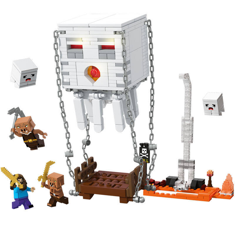 Hell Legion World Building Blocks Creeper Hut Ender Dragon Boys Building Blocks Assembly Blocks Small Particle Toys