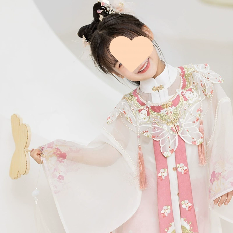 Tangshangyuan-Hanfu для девочек и детей, династия Мин, древнее платье принцессы феи, новый стиль феи весна 2025 года