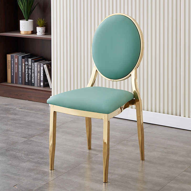 Mesa y silla de comedor multifuncional moderna simple boda gran reunión banquete silla de respaldo mesa y silla de comedor de hotel familiar