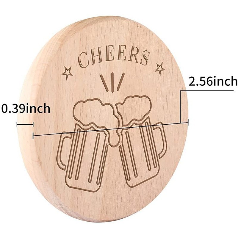 Abrebotellas de haya, herramientas de cocina de madera, abrebotellas de madera al por mayor, abrebotellas de madera personalizadas