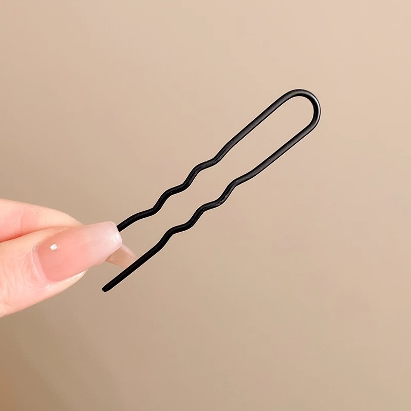 Perezoso updo artefacto cabeza de bola hembra insertar peine del pelo horquilla inversa insertar en forma de U horquilla estilo profesional accesorios para el cabello tocado