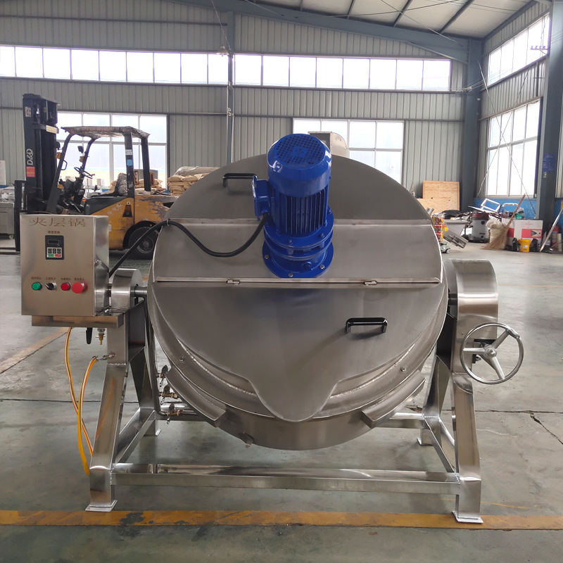 供应全自动搅拌汤锅 新型制作凉粉机 燃气汤锅