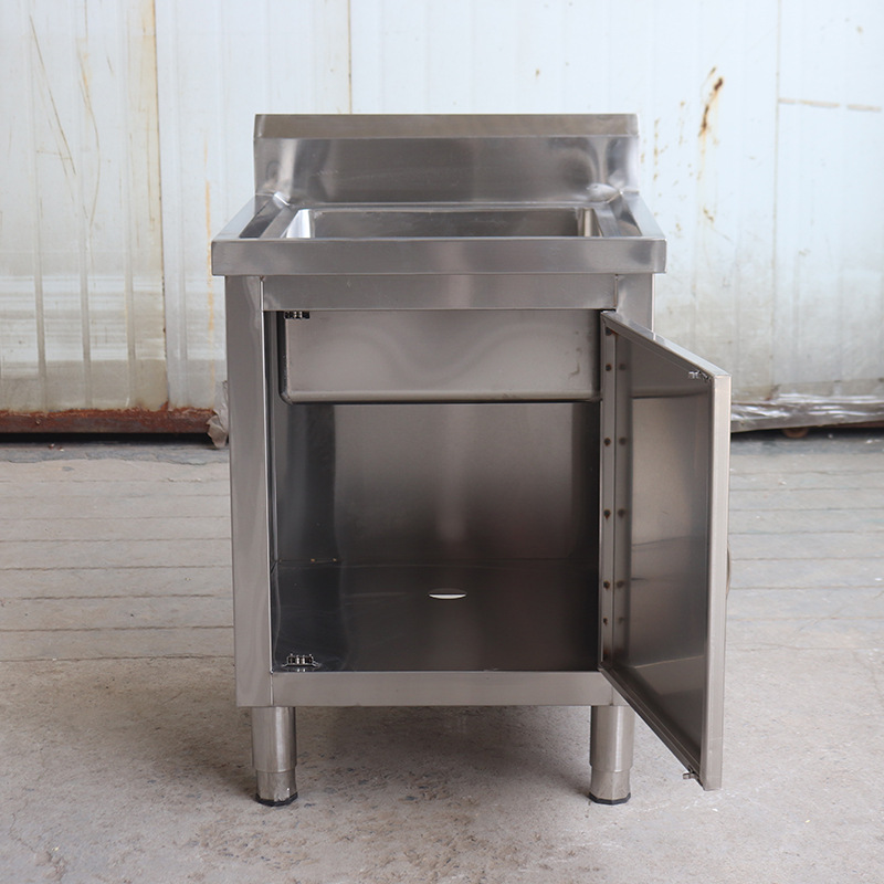 Customized Stainless Steel Wash Basin Hospital Clean Washing Equipment Kitchen Restaurant Storage Single Sink Wash Basin