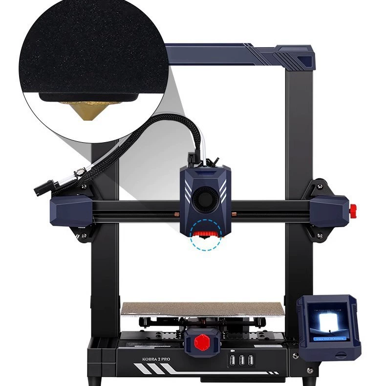 3d打印机配件Anycubic Kobra 2 挤出头热端套件 24V60W耐高温喷头