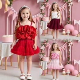 童套装;童连衣裙;童半身裙