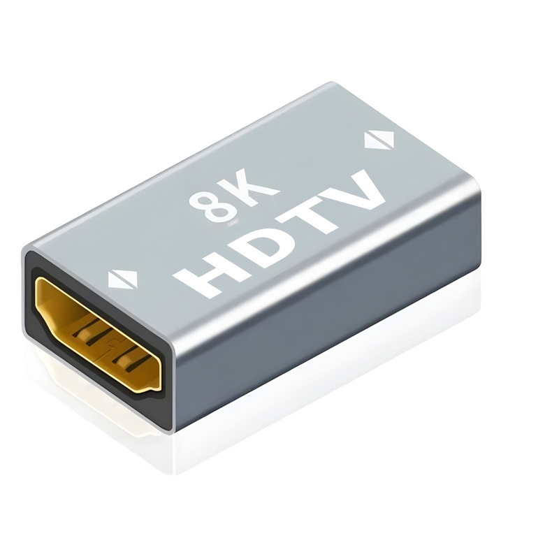 HDTV メス - メス 8K アダプター金メッキ HDTV ストレートアダプター バージョン 2.1 エクステンダー 4K 変換アダプター プラグ|undefined