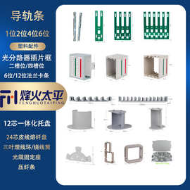 6位法兰卡条12位适配器卡条三叶线环小理线环光纤分纤箱绕线柱