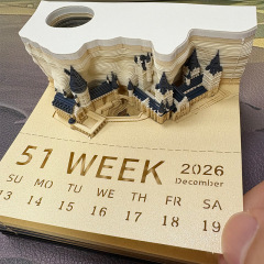 ハリーポッター 3D 立体ノートクリエイティブ紙彫刻モデルカスタマイズされた 2026 カレンダー装飾品紙誕生日ギフト
