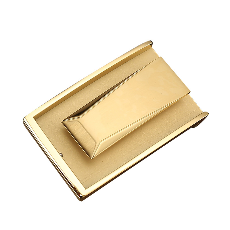 3,5/3,8 hebilla de cinturón de acero inoxidable hebilla sin dientes tipo prensa para hombre hebilla de cinturón de alta calidad hebilla de cinturón de material de sensación venta directa