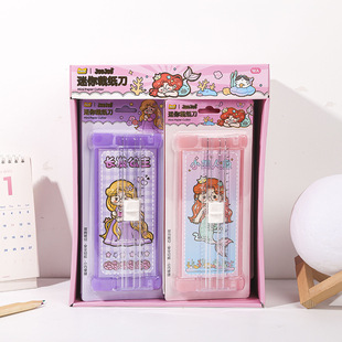 Mai and Xiao Choo Cho Fairy Tale Princess Mini Paper Cutter (12 pc/box) Cute Creative Desktop Paper Cutter