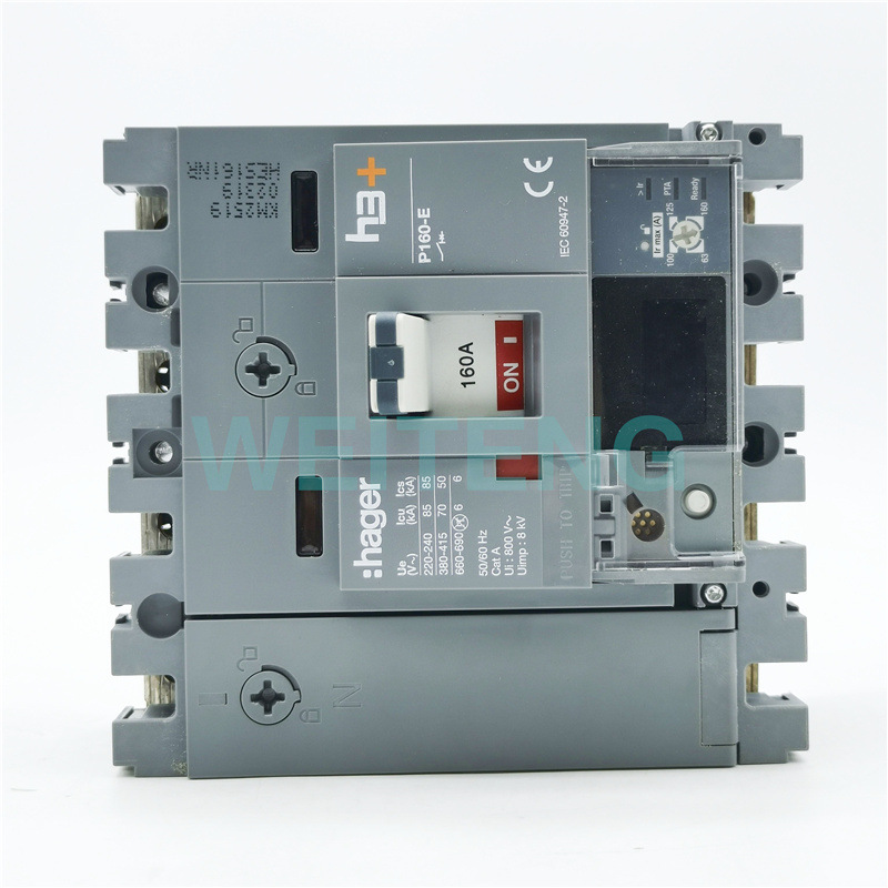 HAGER海格 HNS101NR HES161NR电子式Energy断路器H3+P160三相四线
