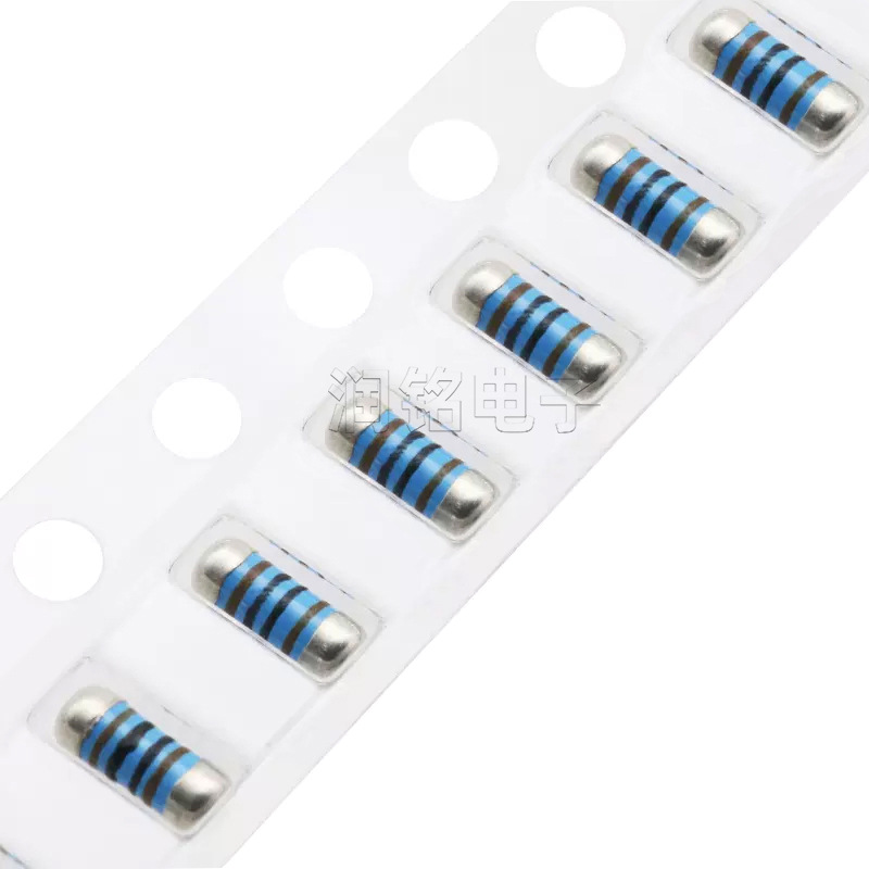 贴片晶圆电阻 0204 0.4R 0.43R 0.47R 0.5R 1%圆柱精密金属膜电阻