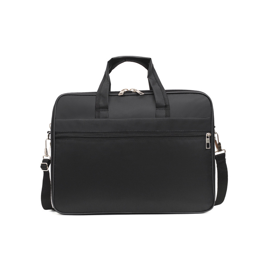 New nylon shoulder crossbody casual canvas men's bag large capacity business briefcase_voghion.com