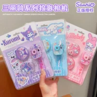 Детский новый набор проекционной камеры Sanrio для девочек, милый мультяшный Куроми, изысканный значок