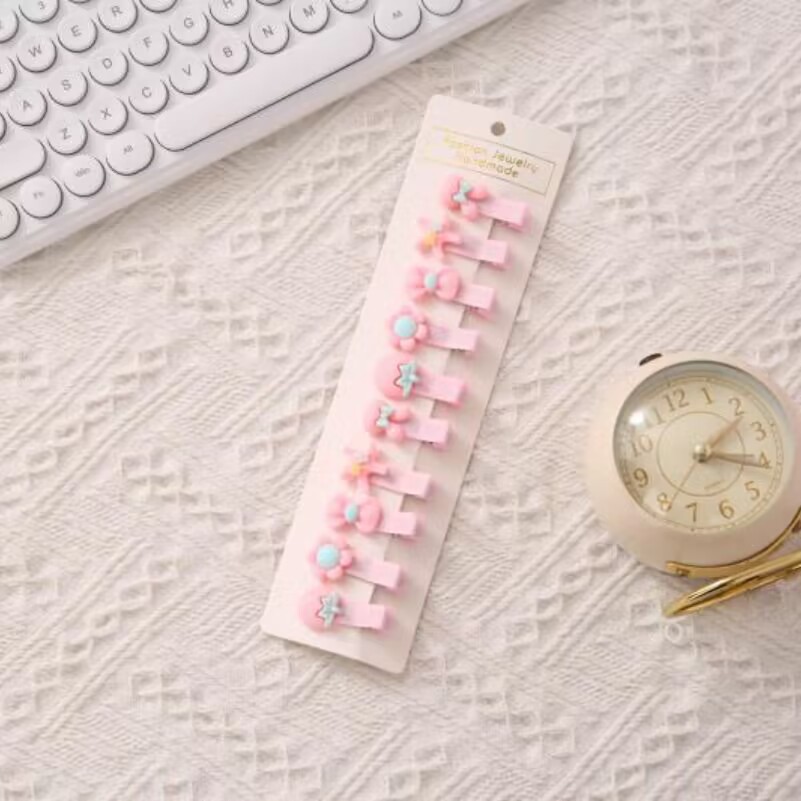 La horquilla del bebé de los niños no duele el cabello clip de pico de pato lado de la niña horquilla rota coreano lindo flequillo clip al por mayor