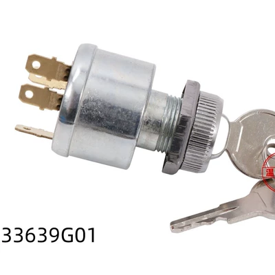 33639-G01 Golf Cart Ignition Starter Switch with Key for Sightseeing Cart, suitable for TXT EZGO
