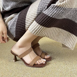女式皮靴;女式时装单鞋;高跟拖鞋