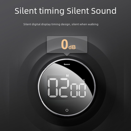 Kitchen Timer Student Timer Magnetic Reminder Baking Countdown Cooking Rotating Stopwatch Timer