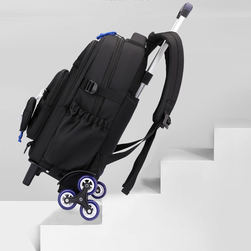 Nueva mochila de tracción de gran capacidad, mochila de escuela secundaria, mochila de moda, mochila de viaje casual