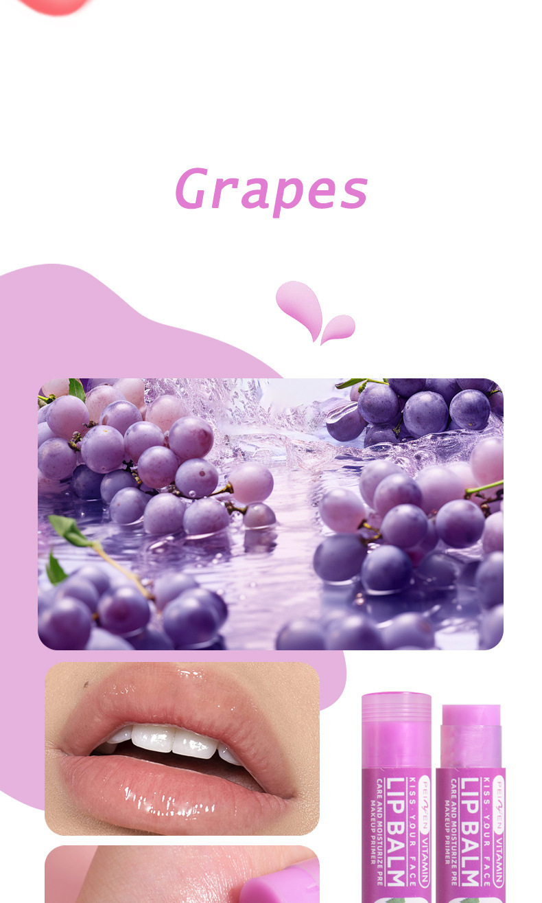 Fruit Scented Moisturising Lip Balm Set For Soft Hydrated Lips_voghion.com