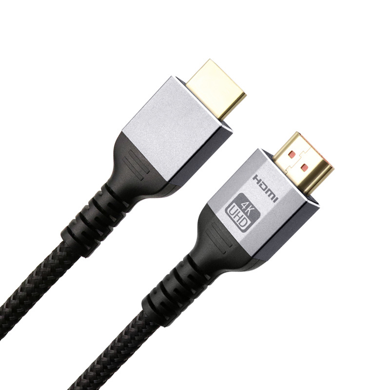 定制批發(fā)HDMI線2.0版 鋁合金4k@60hz電腦投影儀音頻線 hdmi cable