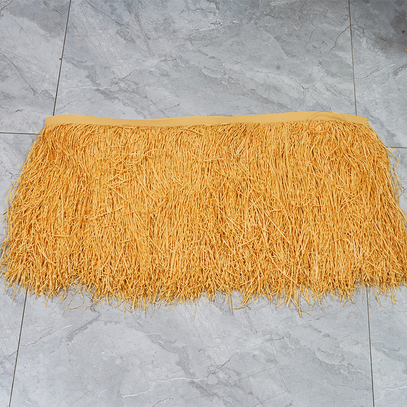 Тонкий лист ледяного шелка соломенно-желтый【1m * 0.5m】