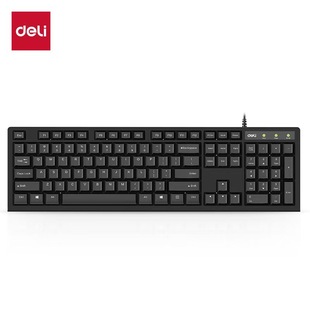 Deli 2168Es Wired Keyboard Office Home USB Computer Keyboard Wholesale