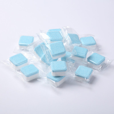 泡騰片袋裝5顆 全自動滾筒洗衣機除垢清潔泡騰片殺菌去汙批發