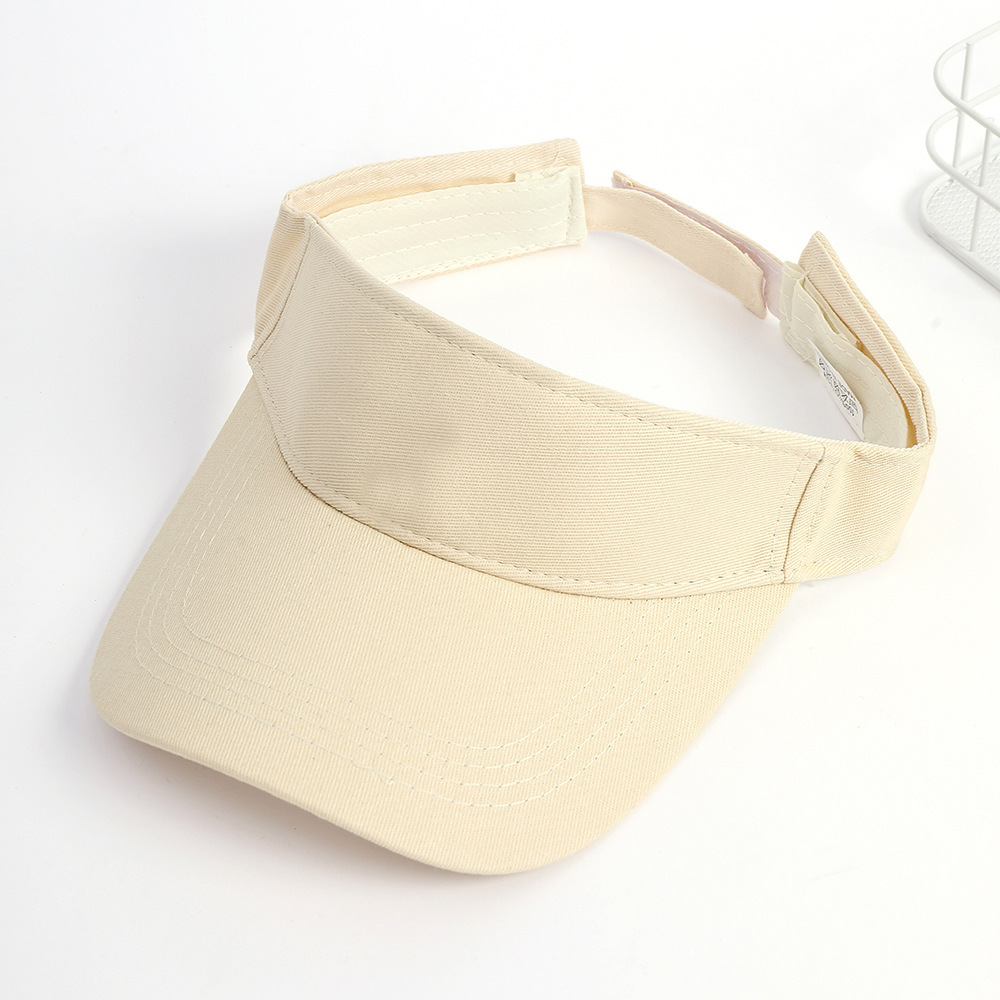 Sombrero de sol de verano sombrero superior vacío tablero de luz de color puro deportes al aire libre sombrero de secado rápido para hombres y mujeres