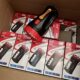 Ten yuan store supply 12 lamp holder portable lamp 9 lamp holder Searchlight hand-held Patrol flashlight night fishing lighting