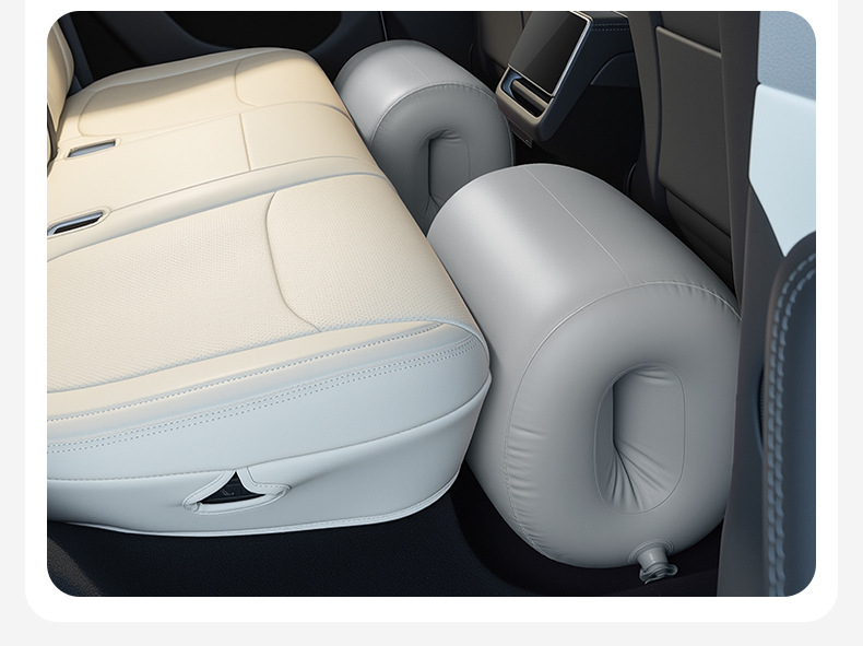 Car inflatable bed footrest, rear seat gap pad, car rear seat gap pad, inflatable in-car rest cushion