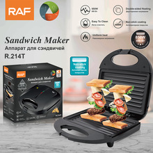 RAF美规跨境三明治机多功能家用轻食早餐机电饼铛吐司面包烘焙机