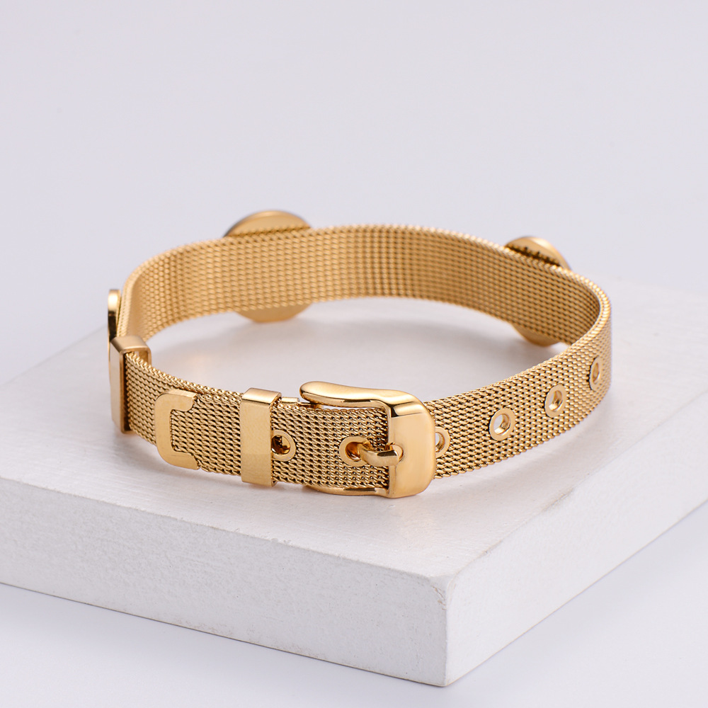 Womenu0027S Fashion Tree Titanium Steel Rhinestone Bracelets Diamond Stainless Steel Bracelets