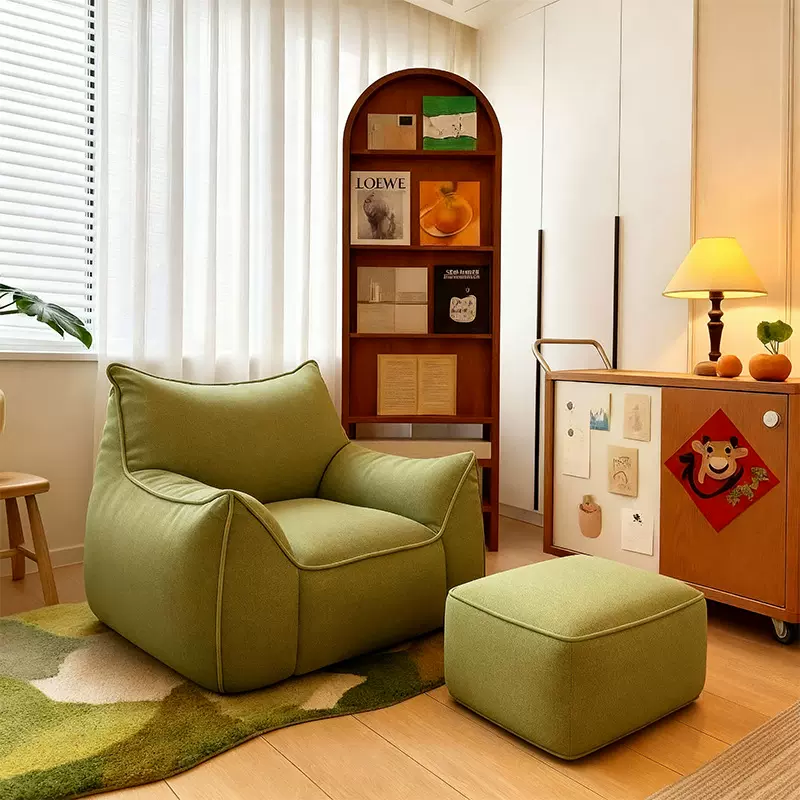 懒人沙发可躺可睡单人榻榻米阳台卧室客厅狗窝豆袋沙发阅读小沙发