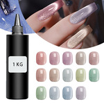 玻璃珠猫眼指甲油胶高密度磁粉2026年新款清透明裸色美甲猫眼胶