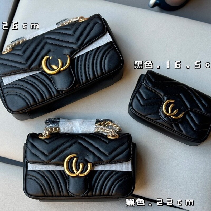 Foreign Trade New Marmont Marmont Quilted Chain Bag Women's High Quality Classic Fashion Shoulder Crossbody Bag Wholesale