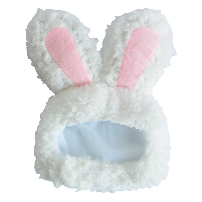 Трансграничный кошачий капюшон милый маленький белый кролик одеваются в шляпу Кошачий головной убор