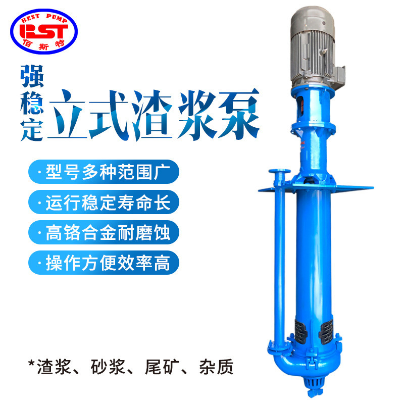 zjl液下渣浆泵耐磨耐腐蚀22kw液下泥浆泵三相立式排污水泵