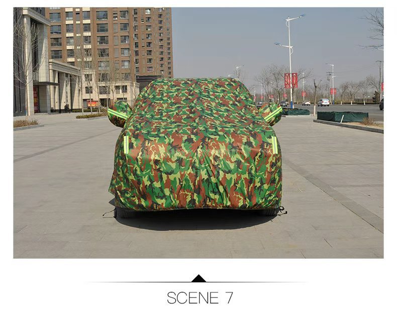 In-Stock Oxford Cloth Car Cover with Fleece Lining, Sunshade, Thickened Car Cover, Full Cover, Sun Protection, Rainproof Car Cover