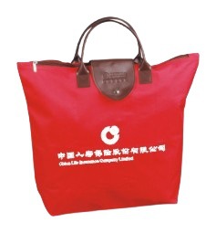 厂家直供600D牛津布折叠袋折叠女包花布购物袋手提拉链包超市袋