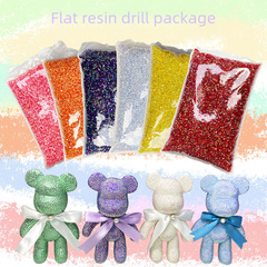 【Factory Direct Sale】Jelly Resin Drill Stickers, Drill Bear Flat Drills Wholesale Phone Drills Nail Diamond Accessories