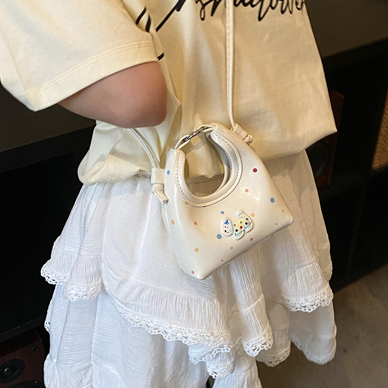 Nuevo bolso para niños coreano caricatura lindo cachorro padre-hijo mochila mini onda punto accesorios bolso para niñas