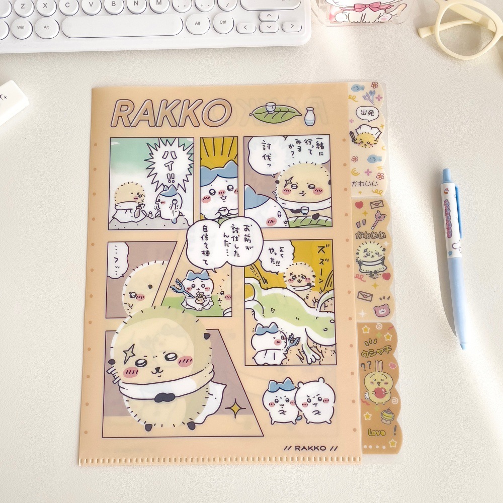 学生の中学生専用の答案用紙の収納袋の多層のファイルの答案用紙の整理の告知の回条の改ページの収納帳