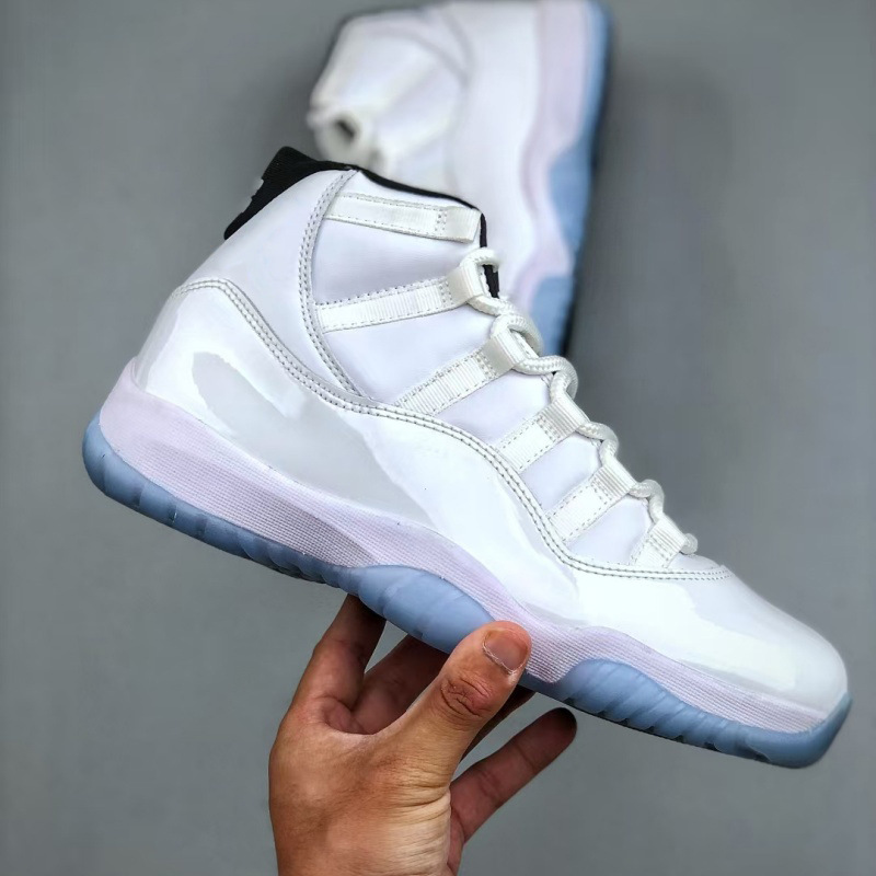 Transfronterizo Putian zapatos aj11 Gamma Azul Gran Demonio zapatos deportivos zapatos de carrera frescos gris negro rojo Joe 11 zapatos de baloncesto de alto nivel