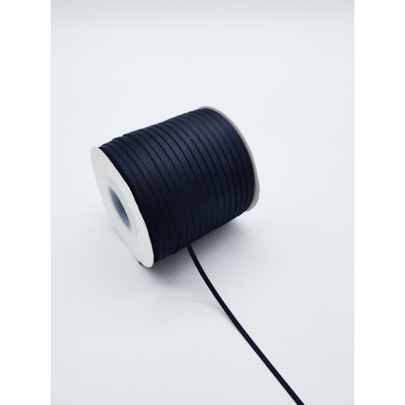 algodón negro poliestéril poliestéril algodón doble cara color correa bolsas de prendas de vestir adornamiento de cabello cinta arco accesorios cinta en stock lote